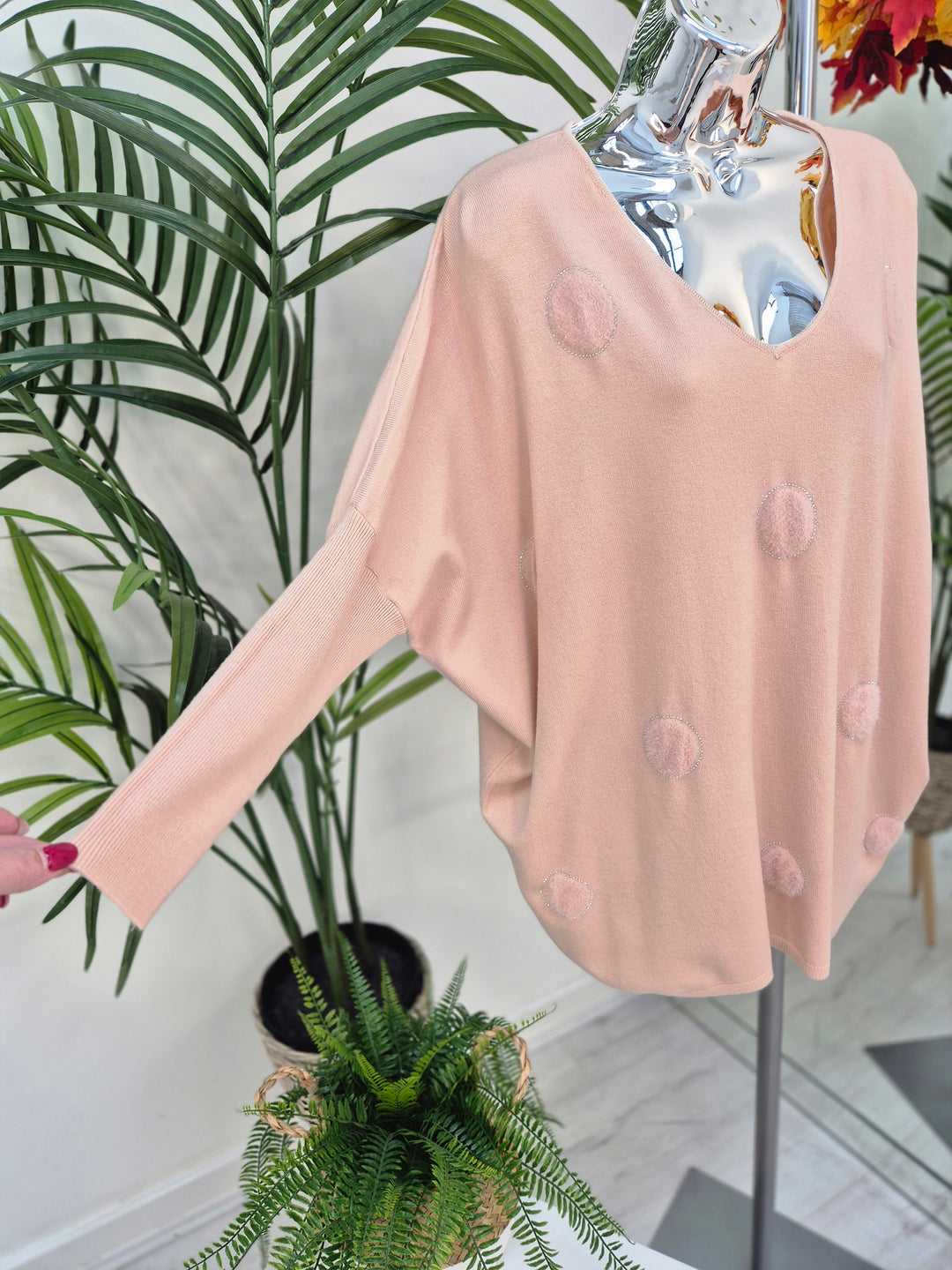 Oslo Oversized Crystal Jumper - (choose your Colour)