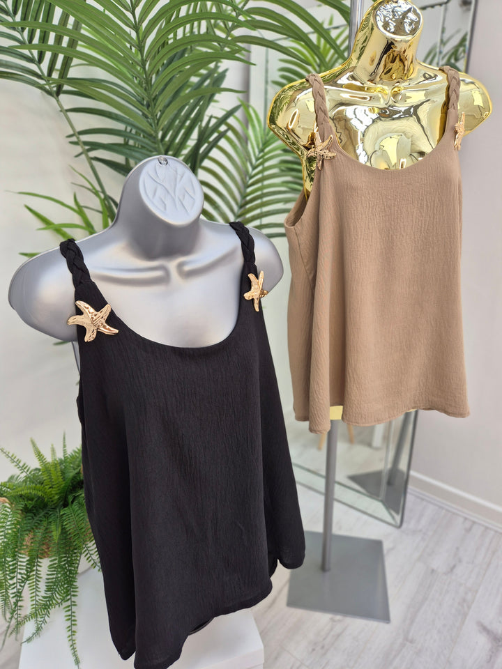 Starfish Plaited Top (choose your Colour)