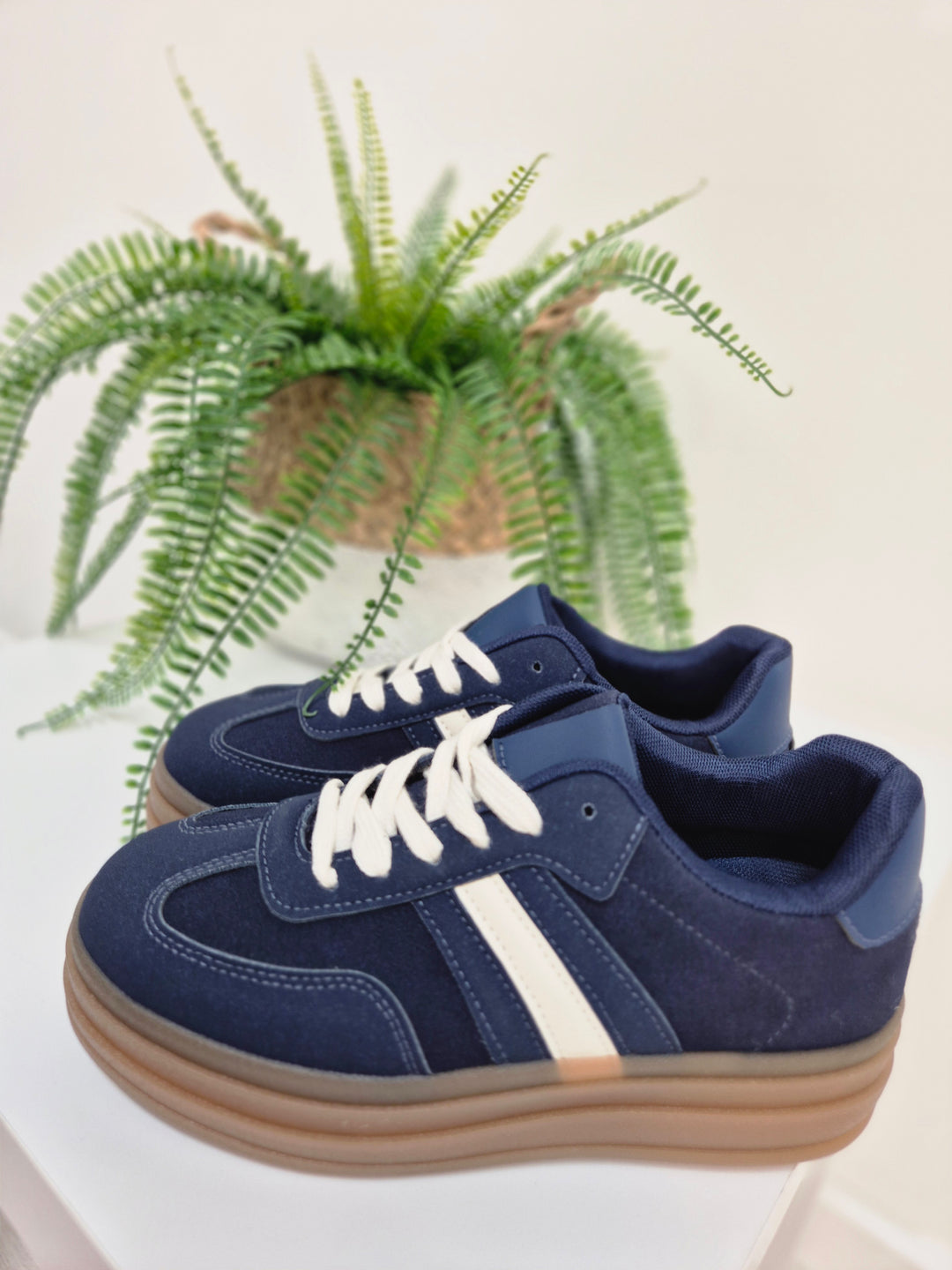 Dakota Chunky Trainers - Blue (choose your Size)