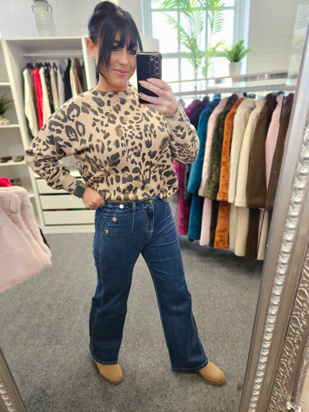 G Smack Wide Leg Jeans - Mid Denim - (choose your Size)
