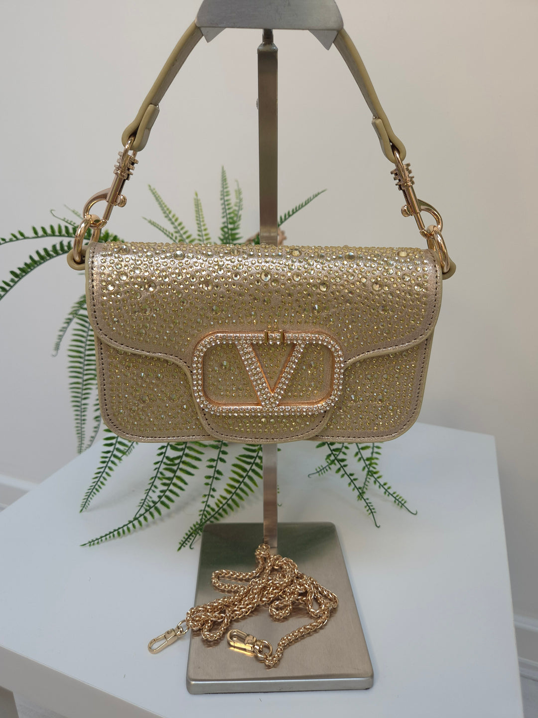 Crystal Bag - Gold