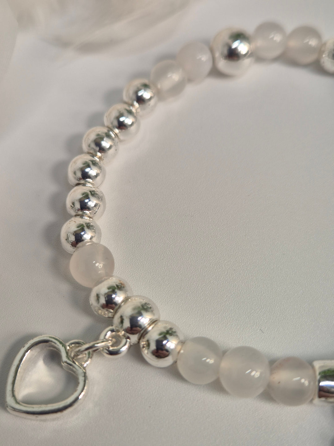 Stacking Bracelets - Hearts (Silver Tone)