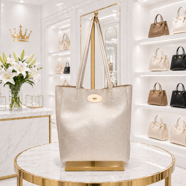 Tote Bag - Metallic Gold