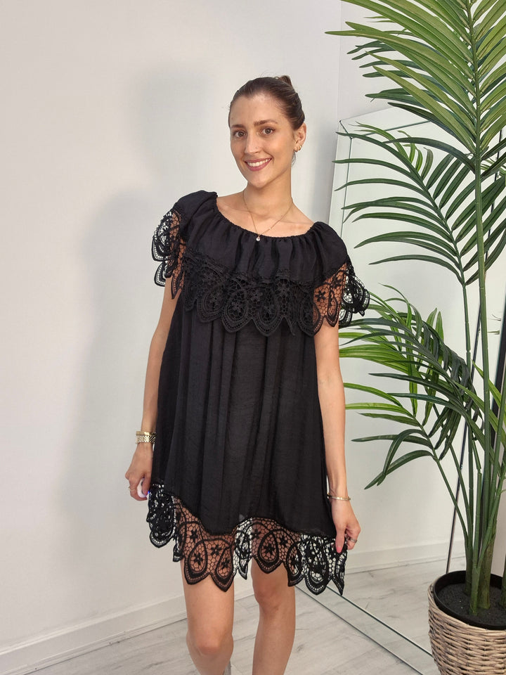 Florence Bardot Beach Dress (choose your Colour)