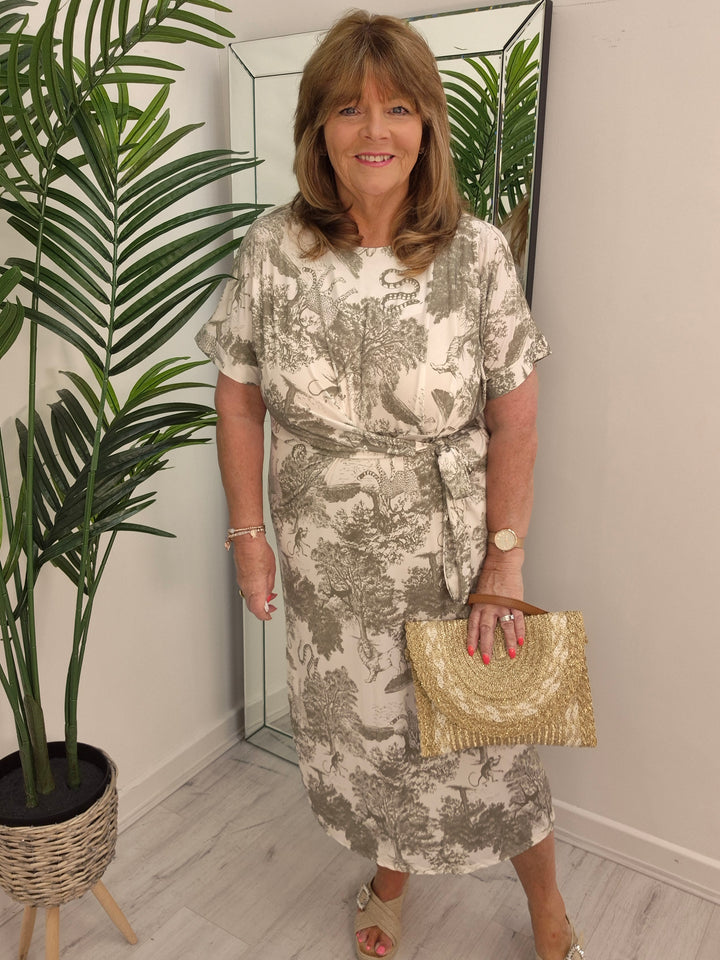 Jungle Tie Dress - (choose your Colour)
