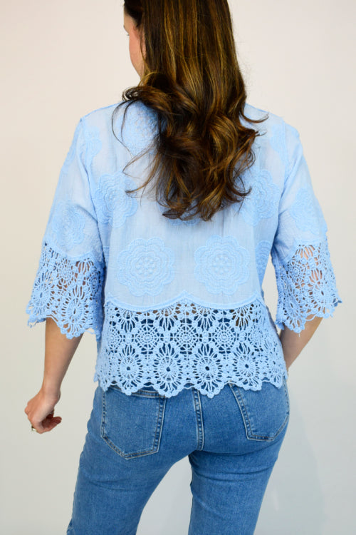 Florence Lace Top - (choose your Colour)