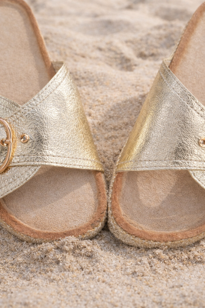 Es Cana Slider - Gold Metallic (choose your Size)