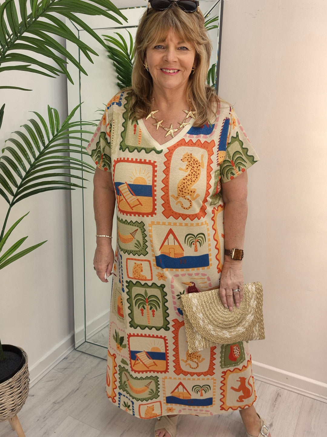 Carla Shimmer Dress