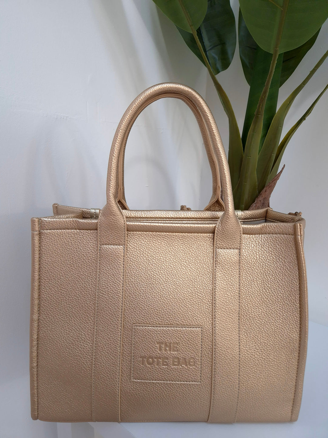 The Tote Bag - Large Size - Metallic Gold