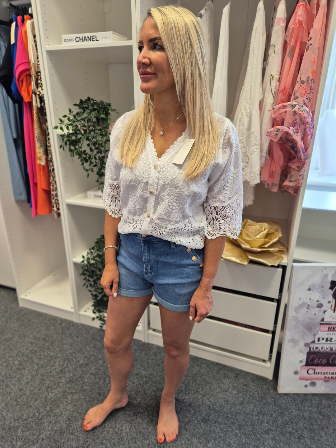Florence Lace Top - (choose your Colour)