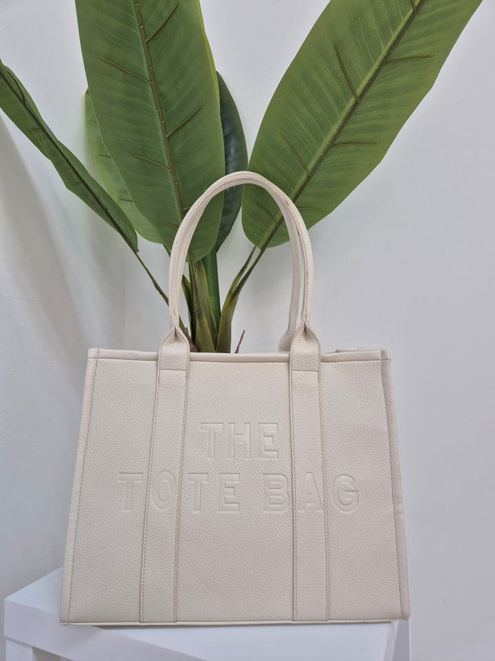 The Tote Bag - Extra Large Size - Creamy Beige