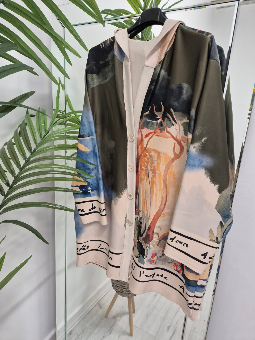 Amalfi Hoodie Cardigan - (choose your Colour) - Loose Fit