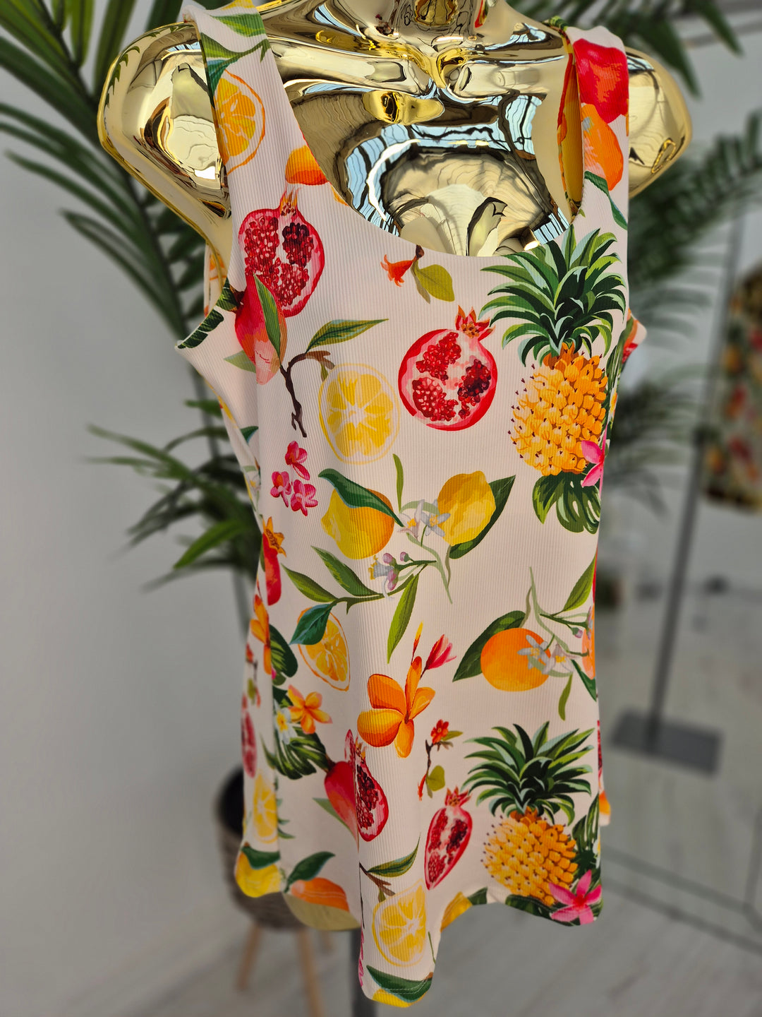 Double Layered Vest Top - Tropical