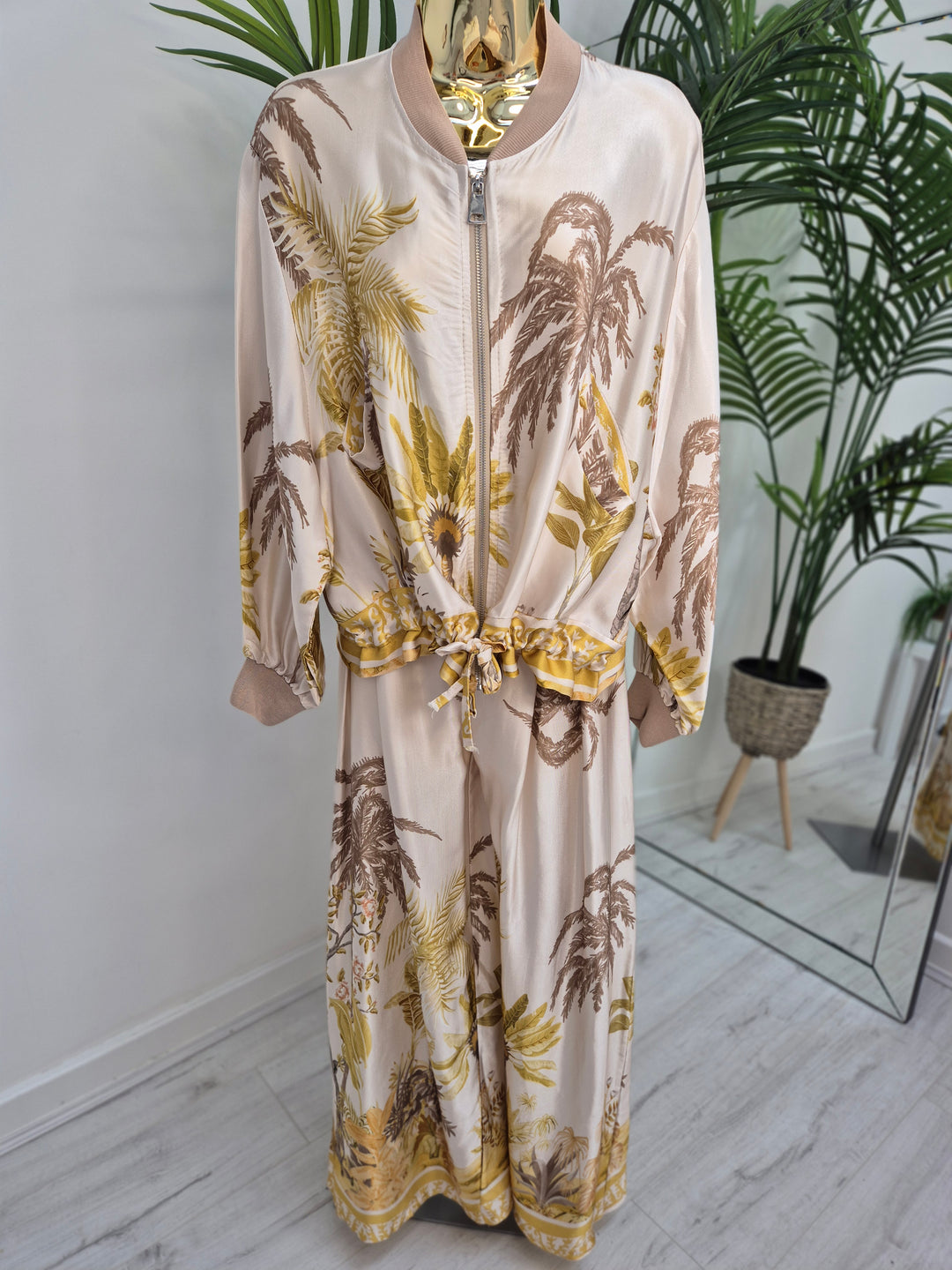 Tropical Two Piece Co-ord Set (Trousers & Jacket) (choose your Colour)