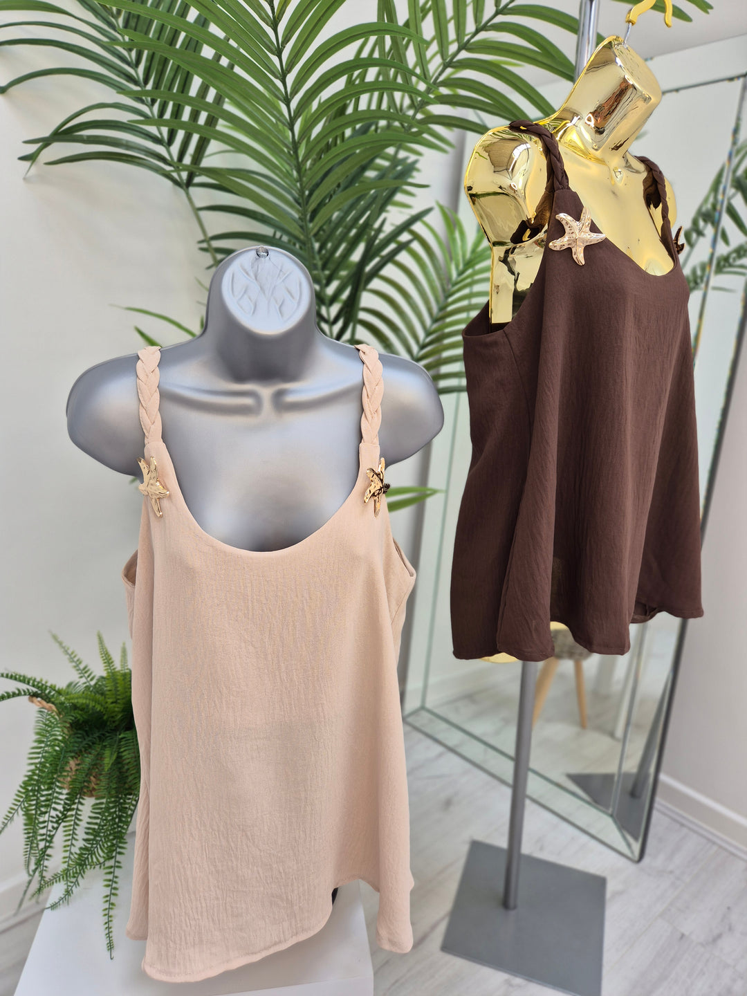 Starfish Plaited Top (choose your Colour)