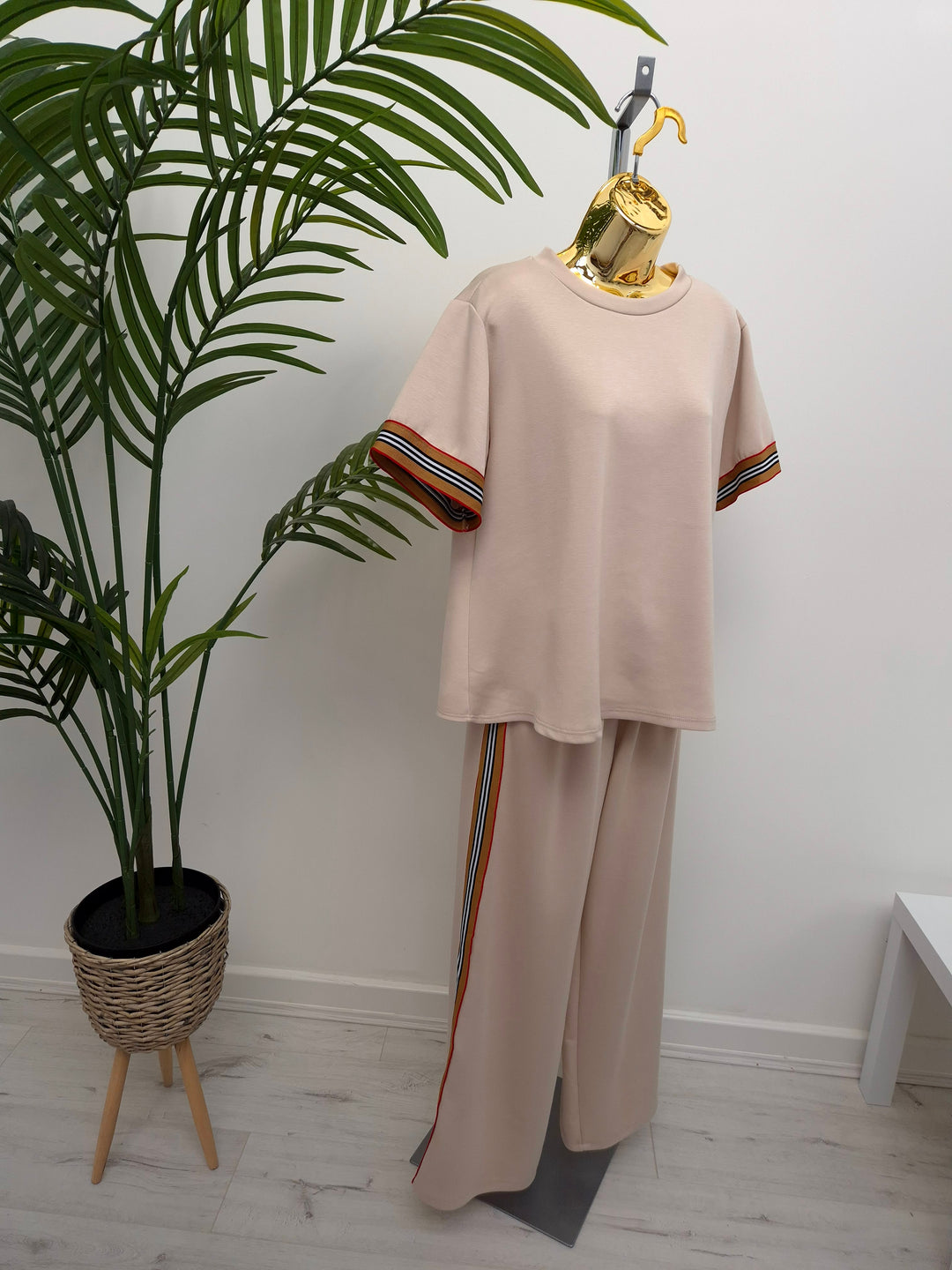 Barbara Co-ord Lounge Suit (2 Piece) - Beige