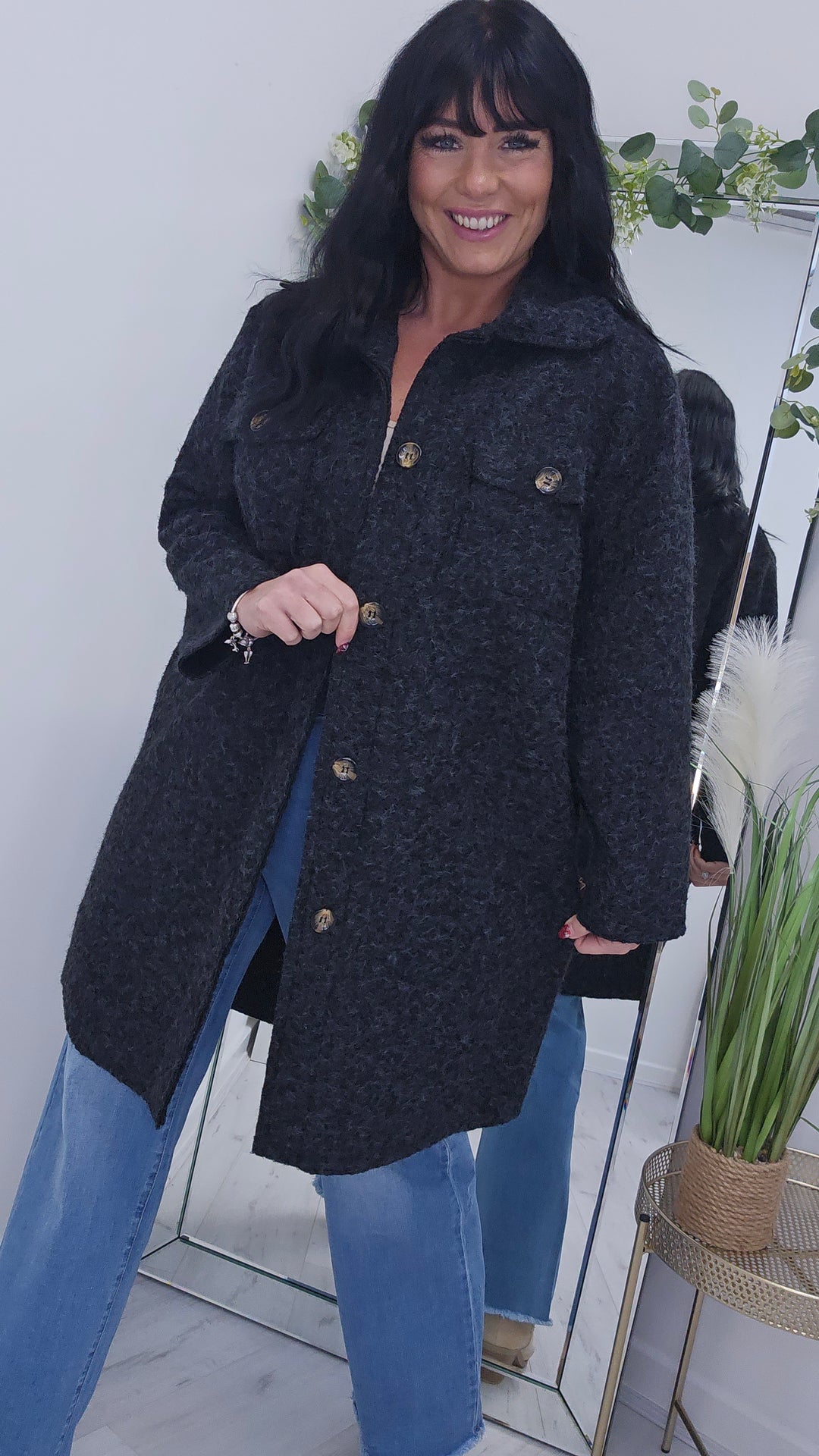 Jessica Longline Shacket - (choose your Colour)