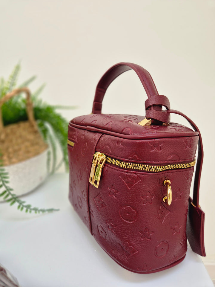 Louisa Bucket Bag - Wine
