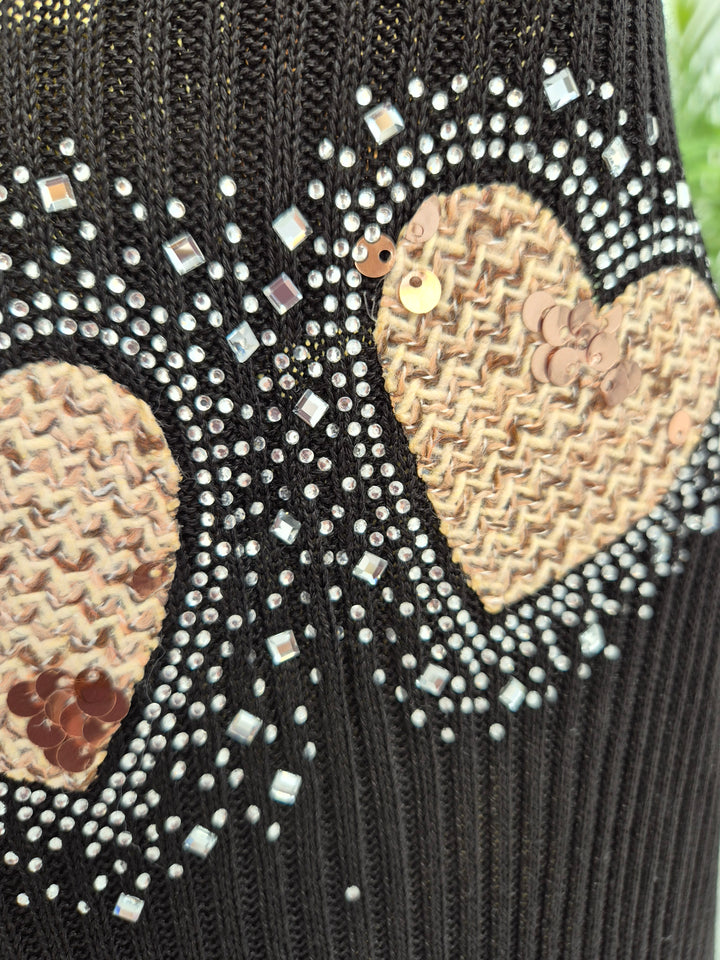 Hannah Heart Vest Top - (choose your Colour)