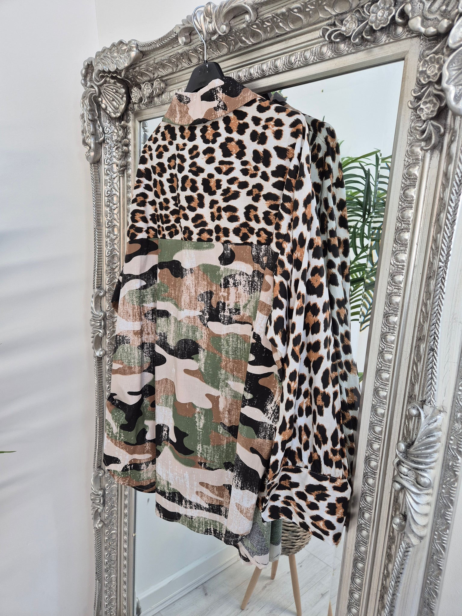 Carla Camo Leopard Shirt Oversized