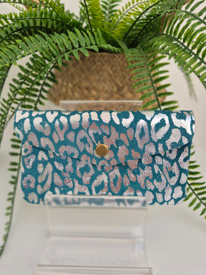 Leather Metallic Purse - (choose your Colour & Size)