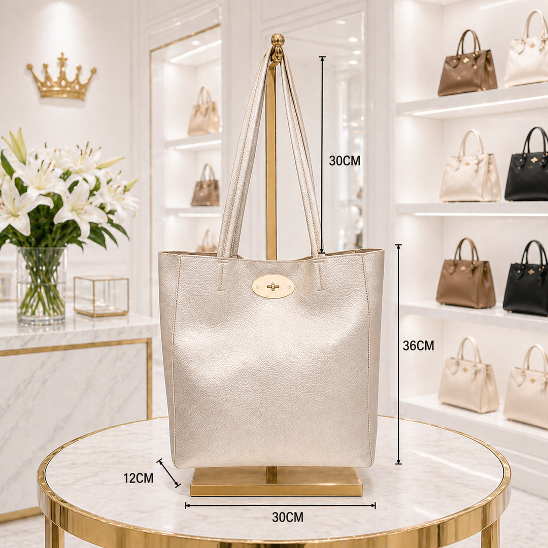 Tote Bag - Metallic Gold