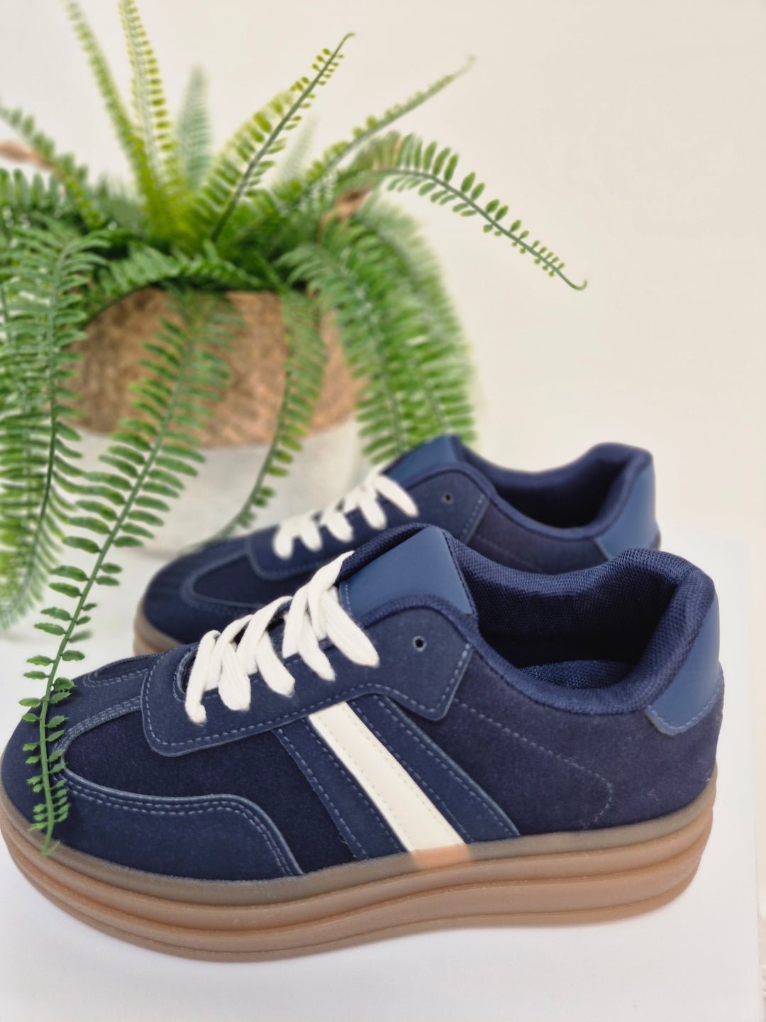 Dakota Chunky Trainers - Blue (choose your Size)