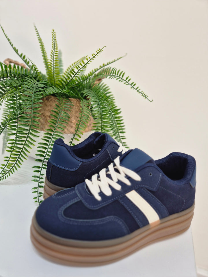 Dakota Chunky Trainers - Blue (choose your Size)