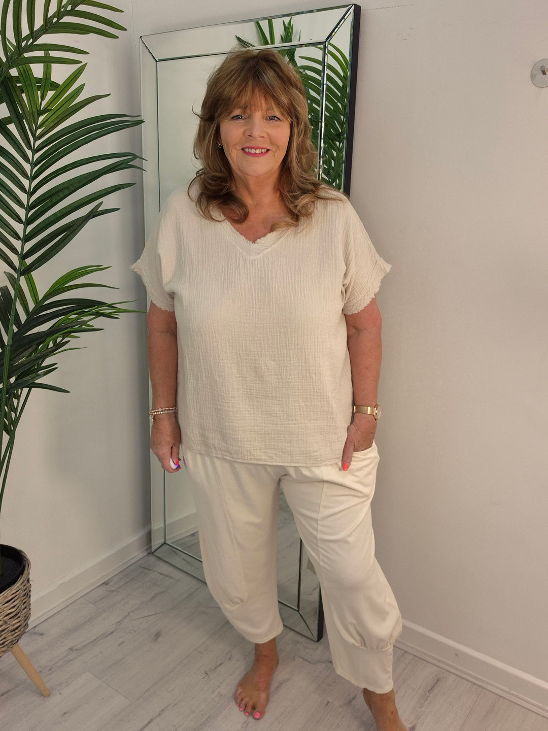 Kizzy Cocoon Pants - (choose your Colour) (Curvy)