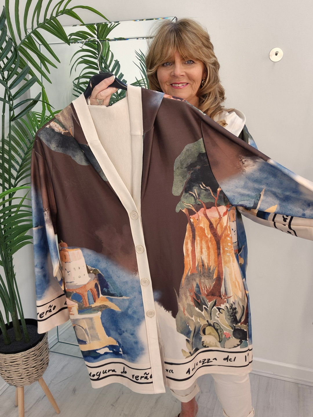 Amalfi Hoodie Cardigan - (choose your Colour) - Loose Fit