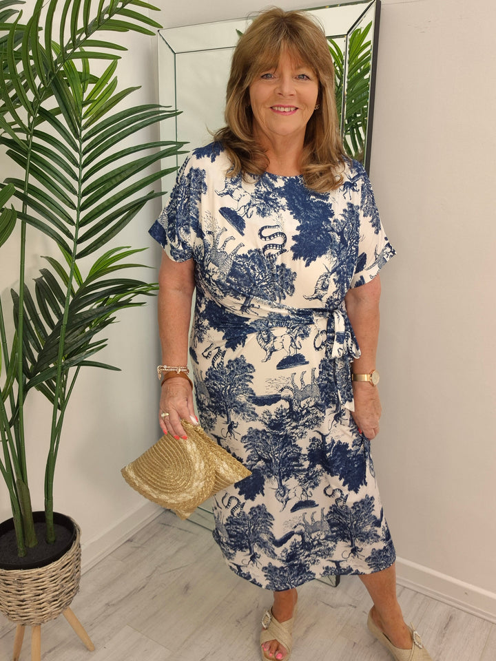 Jungle Tie Dress - (choose your Colour)