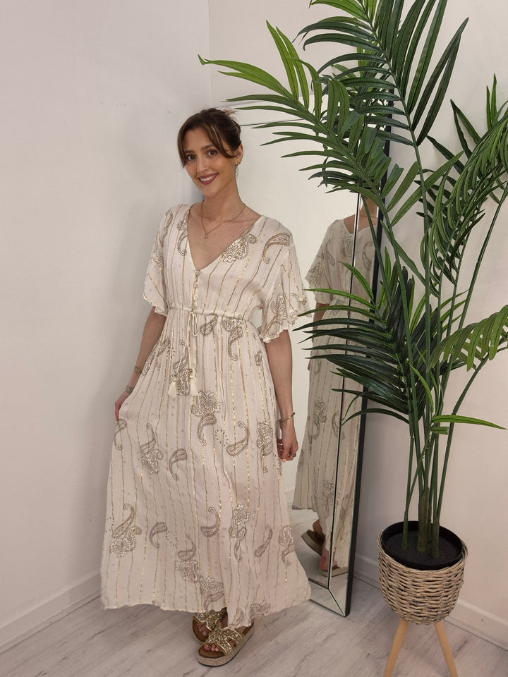 Bali Midi/Maxi Dress - Ivory
