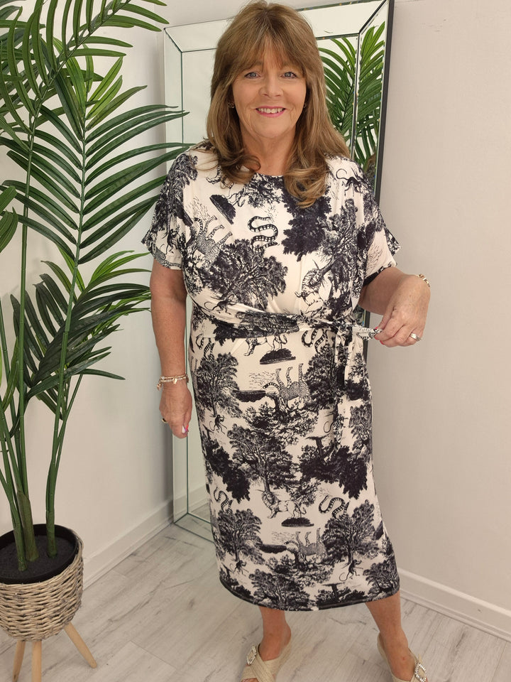 Jungle Tie Dress - (choose your Colour)