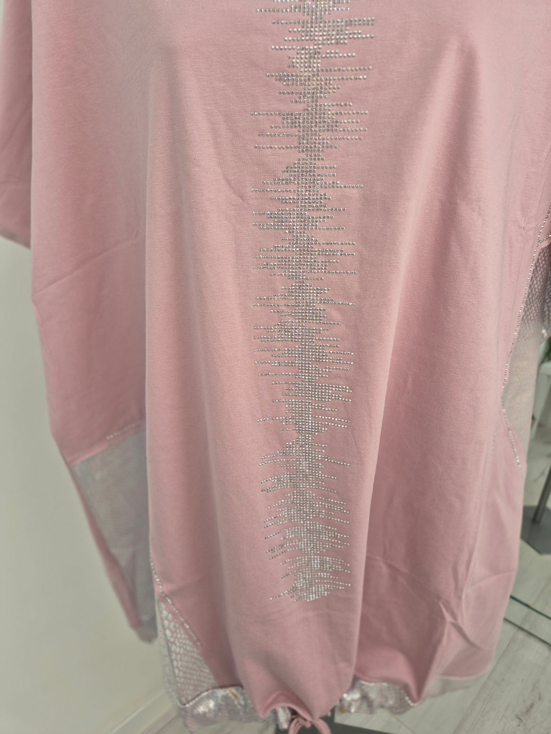 Crystal Tie Fronted Top - (choose your Colour) - Curvy)