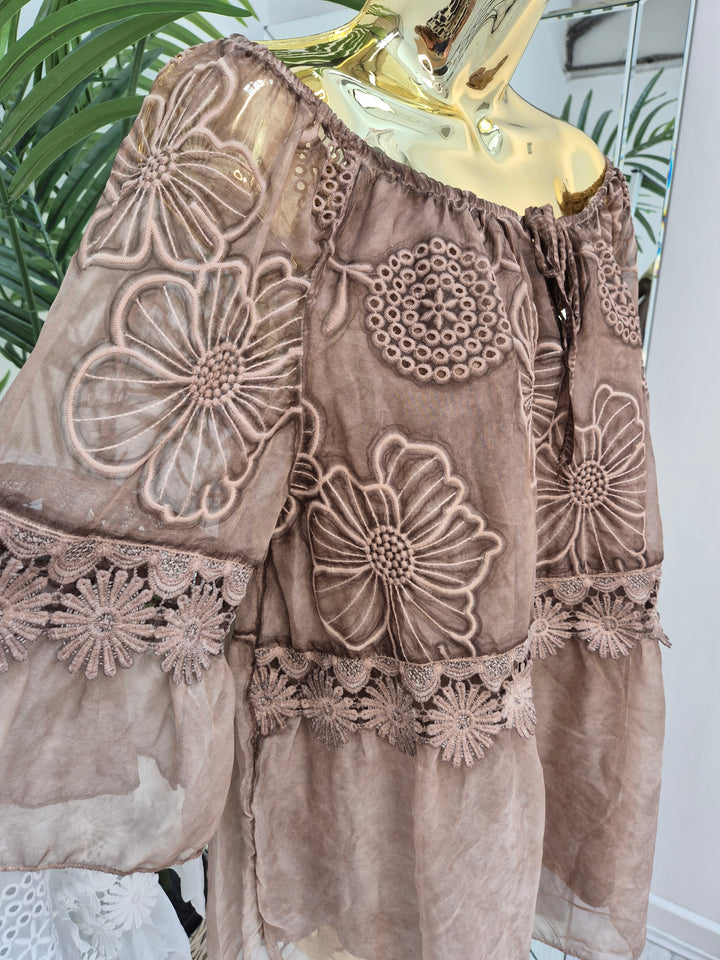 Florence Lace Top - (choose your Colour)