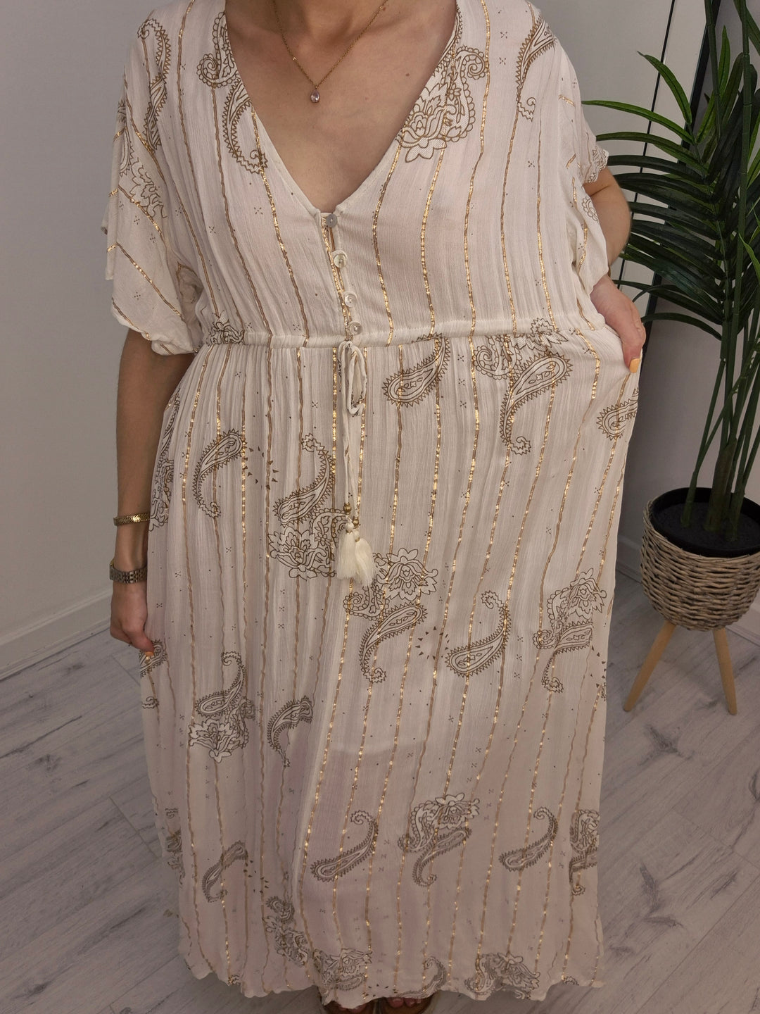 Bali Midi/Maxi Dress - Ivory