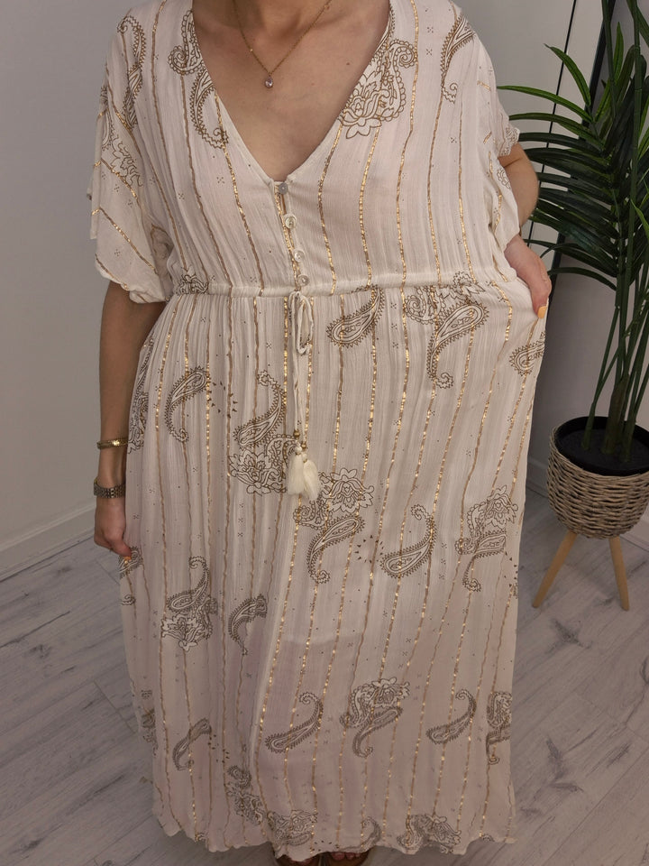 Bali Midi/Maxi Dress - Ivory