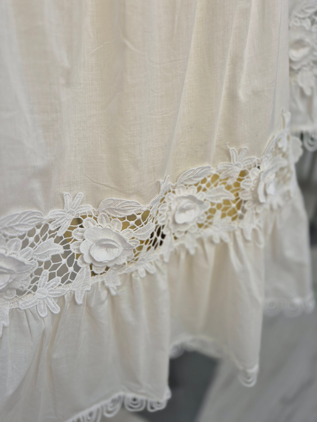Santorini Bardot Top - White