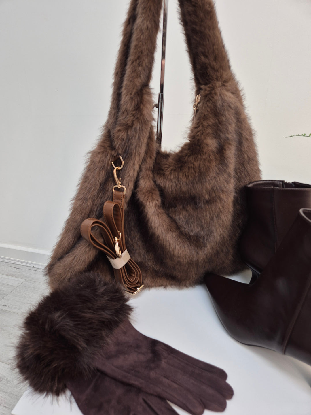 Oslo Hobo Bag - Chocolate (Large Size)