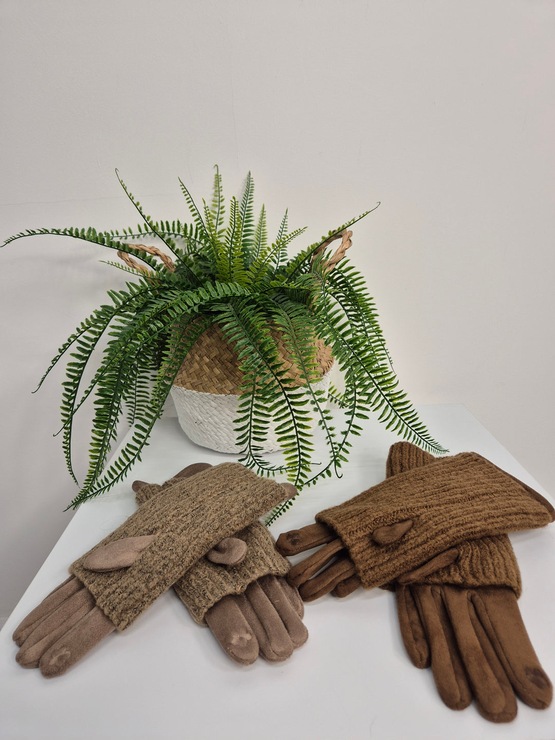 4 in 1 Gloves - Camel