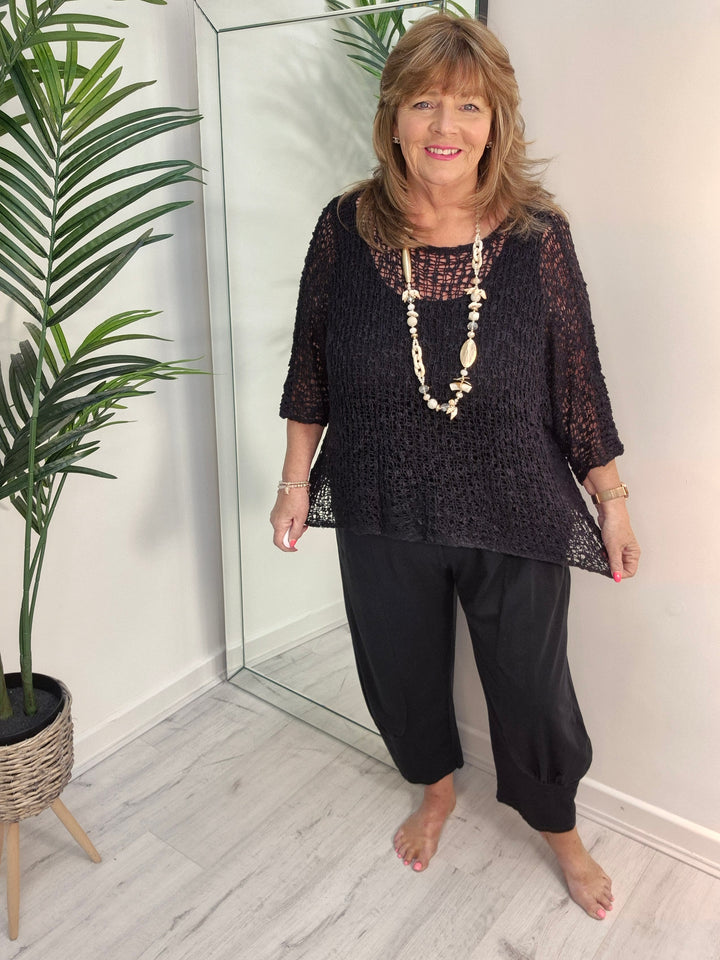 Poppy Popcorn Top - (choose your Colour) - Oversized