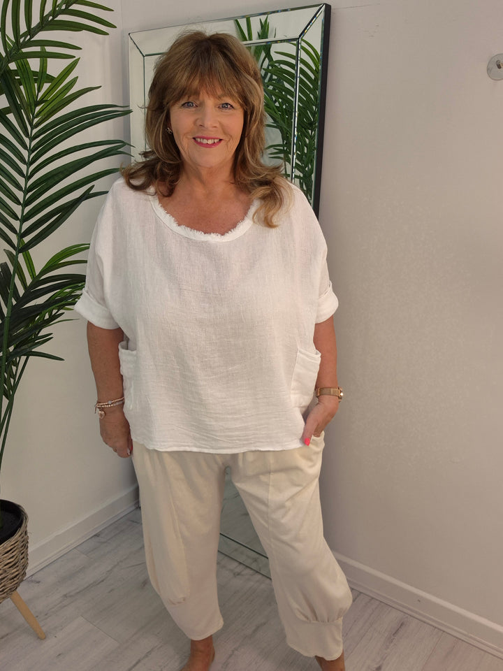 Kizzy Cocoon Pants - (choose your Colour) (Curvy)