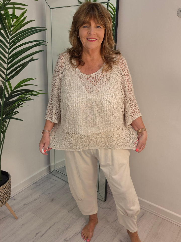Kizzy Cocoon Pants - (choose your Colour) (Curvy)