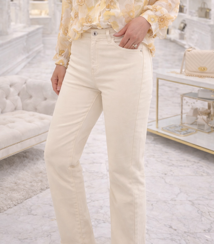 Barcelona Jeans (G Smack) - Cream (choose your Size)