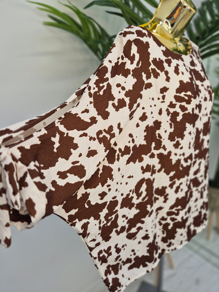 Maisy Moo Cold Shoulder Top - (choose your Colour)