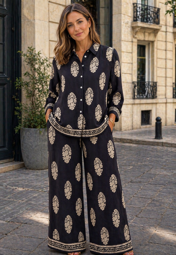 Lisbon Co-ord Two Piece Set - (choose your Colour & Size)