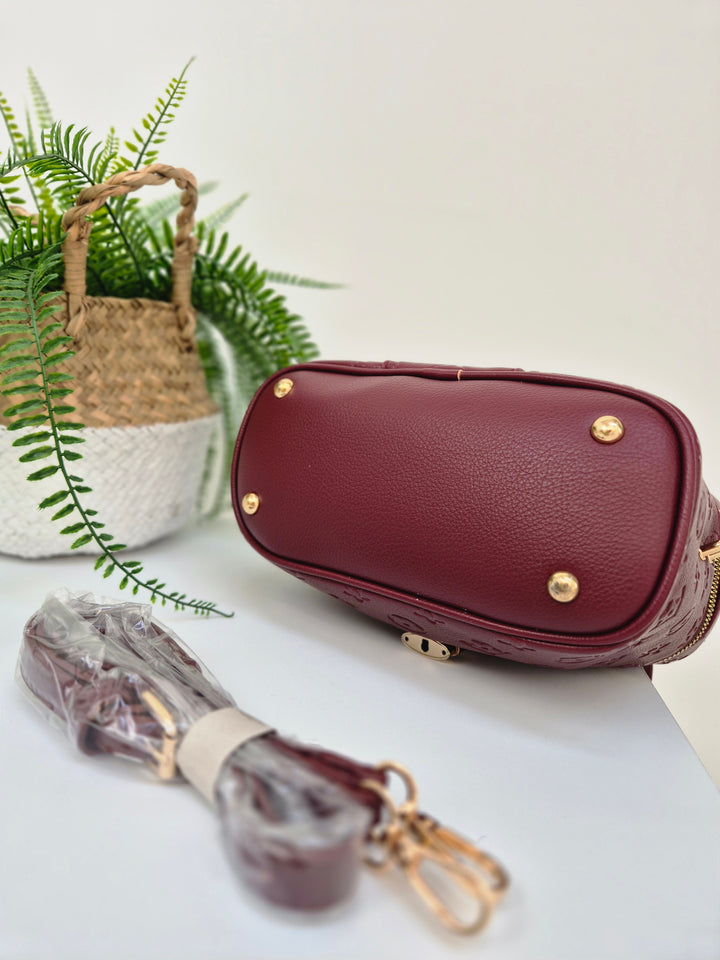 Louisa Bucket Bag - Wine