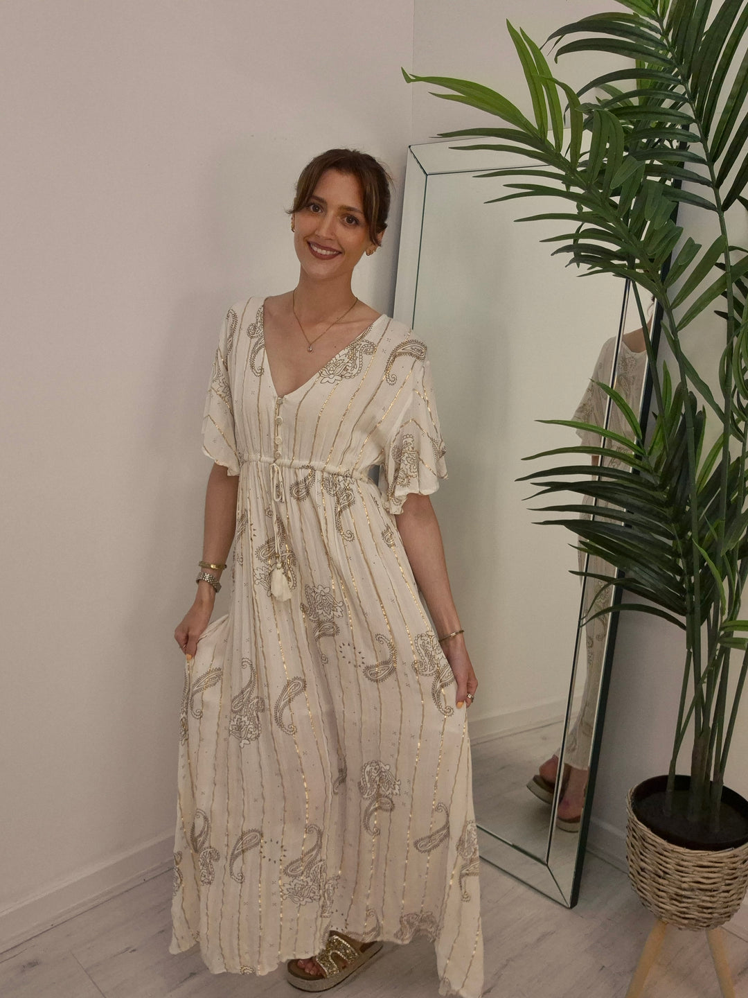 Bali Midi/Maxi Dress - Ivory