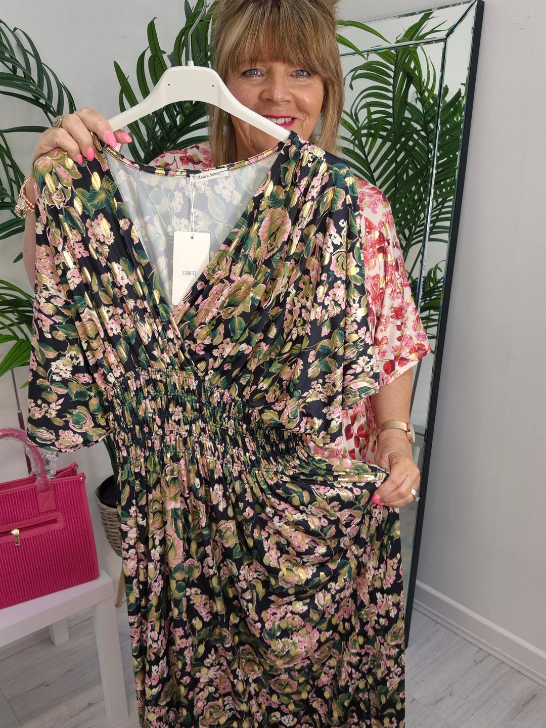 Lisbon Floral Maxi Dress - (choose your Colour)
