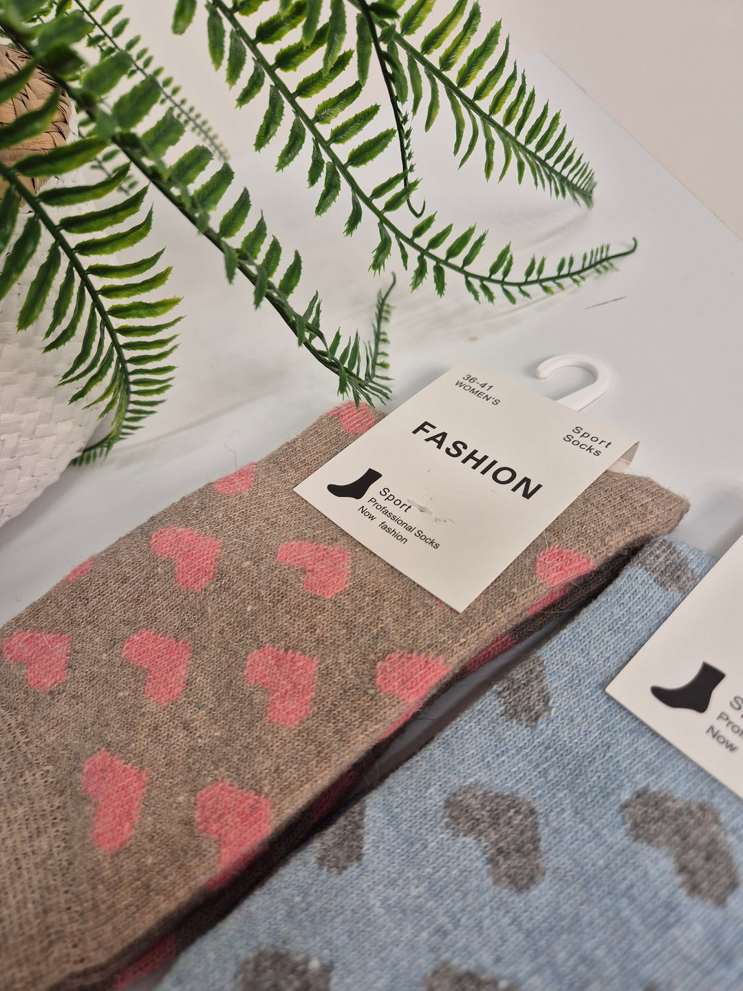 Cosy Soft Socks - Hearts - (choose your Colour)